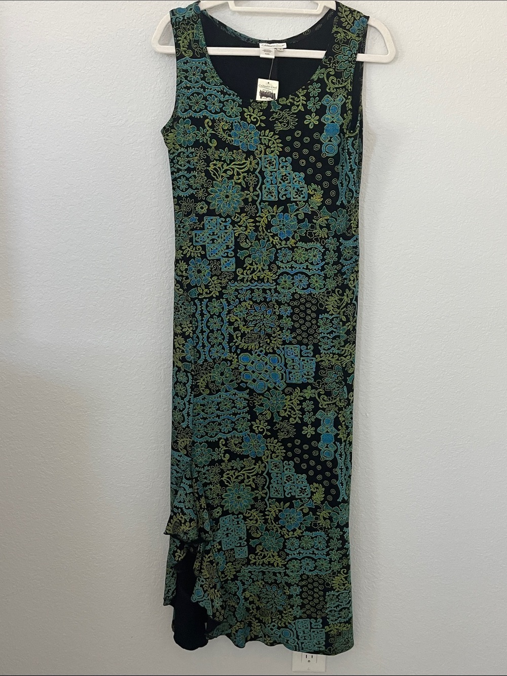 New with tags Coldwater Creek Mosaic Senorita Dress, originally $119.